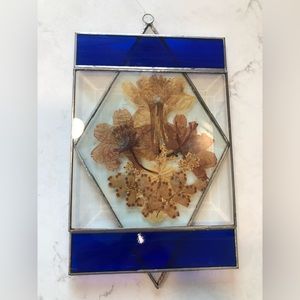 Vintage Stained Glass Sun-catcher